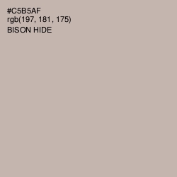 #C5B5AF - Bison Hide Color Image